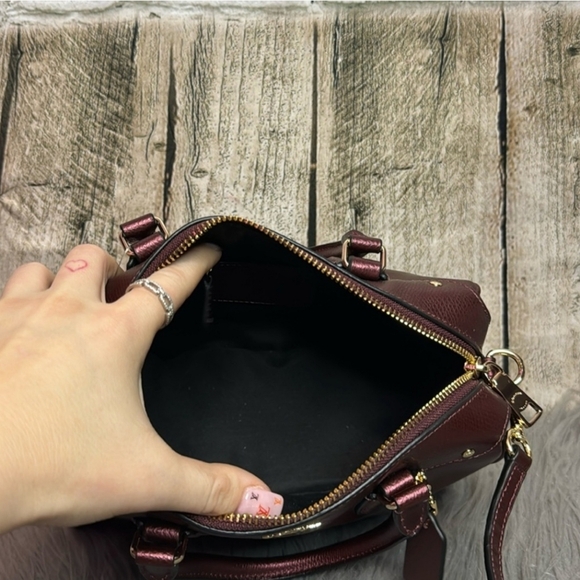 Coach Red Metallic Crossbody/hand Bag - Picture 10 of 10